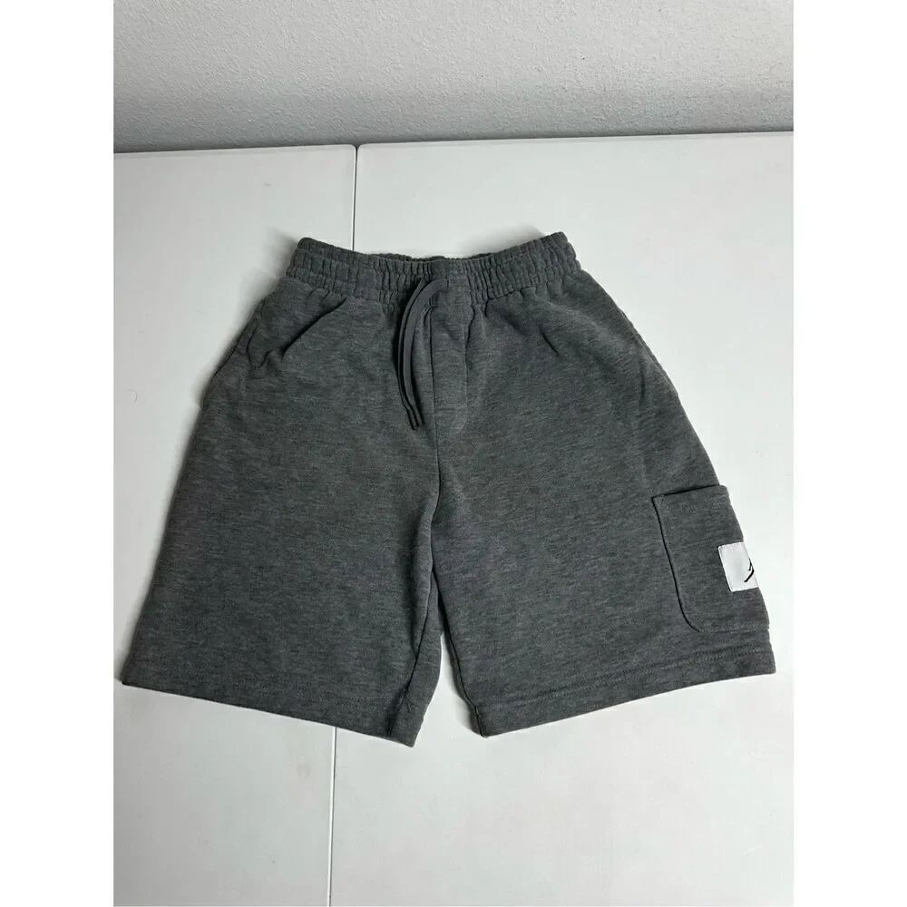 Jordan Sweatshirt Gray Cotton Blend Size L 12-13Y Pocket